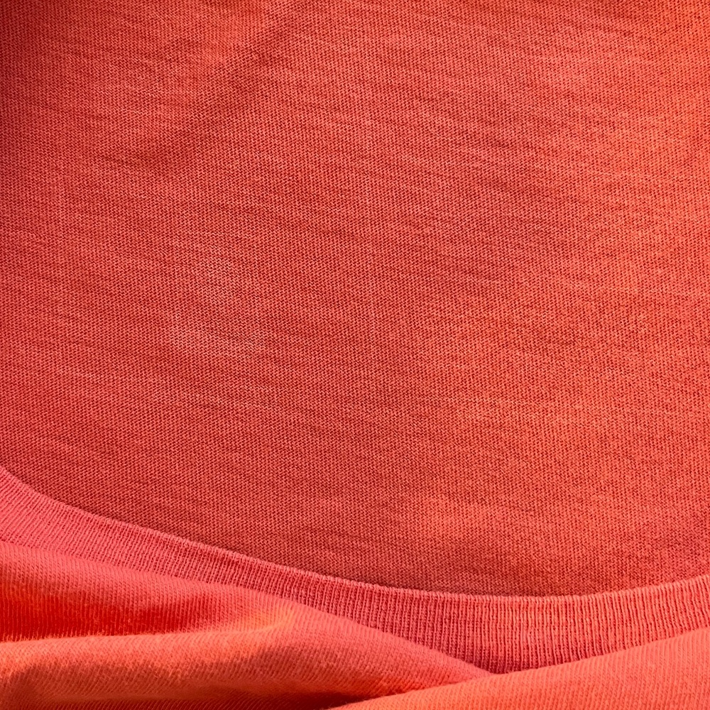 Patagonia MENS Fitz Roy Organic Cotton Coral Tee Size L - Picture 4 of 7